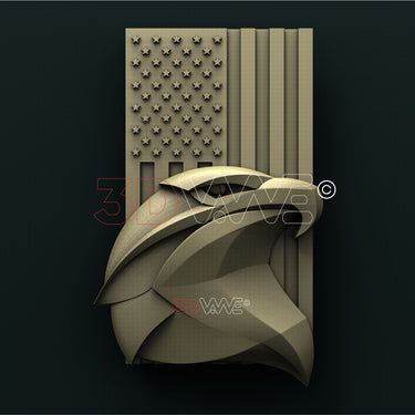 AMERICAN EAGLE 3D STL 3DWave
